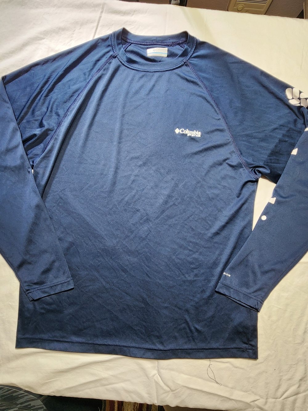 Columbia Navy Long-Sleeve Performance Tee